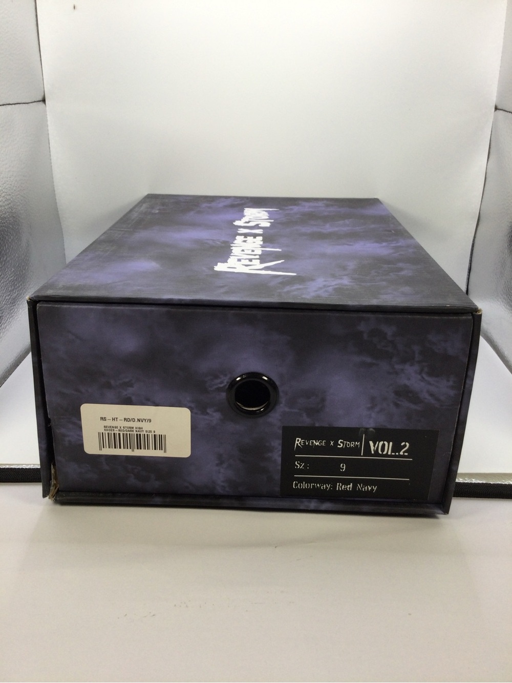 Revenge x Storm Vol.2 Shoe Box - Purple/Black Cloud Print